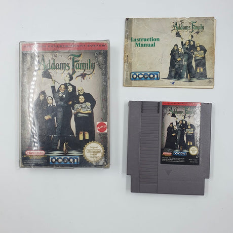 The Addams Family Nintendo Entertainment System NES Game Boxed + Manual PAL - Trippy Trades 