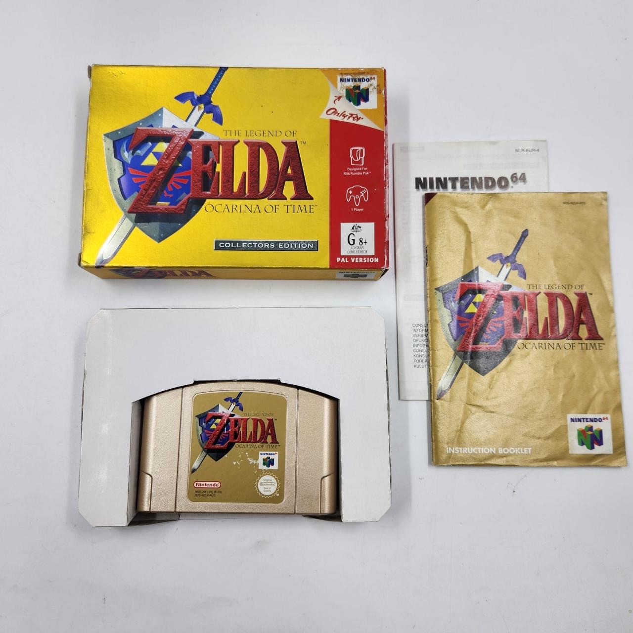 Legend Of Zelda: Ocarnia buy Of Time N64 Collectors Edition Gold Original