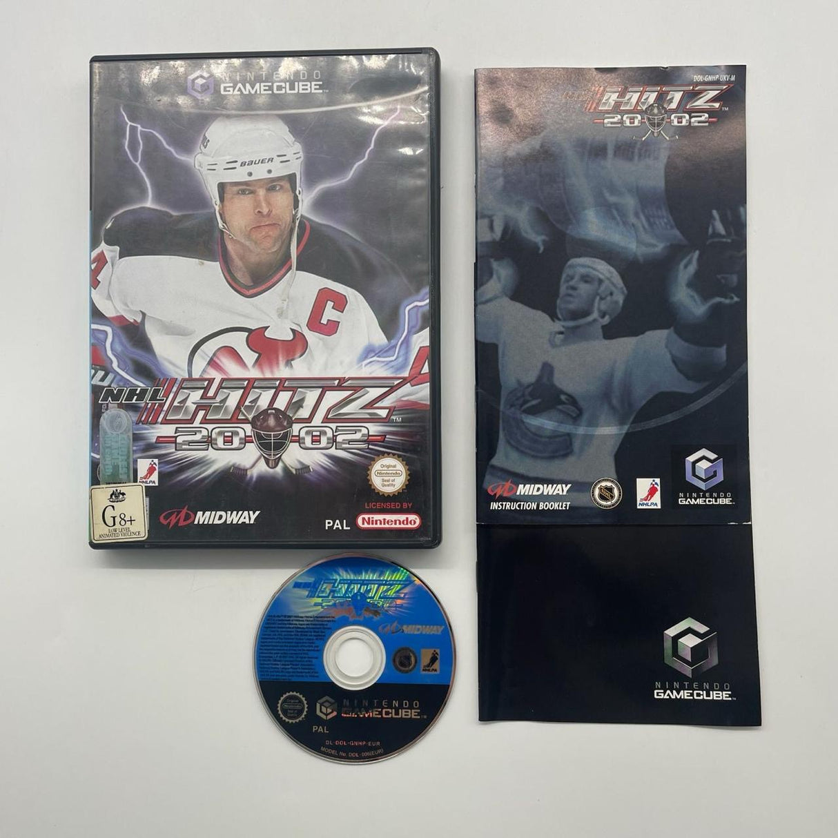 NHL Hitz 2002 Nintendo Gamecube Game + Manual PAL