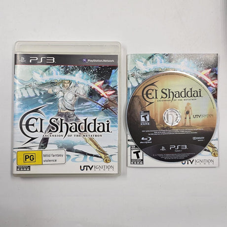 El Shaddai : Ascension of the Metatron PS3 Playstation 3 Game + Manual PAL 16JE4 - Trippy Trades 