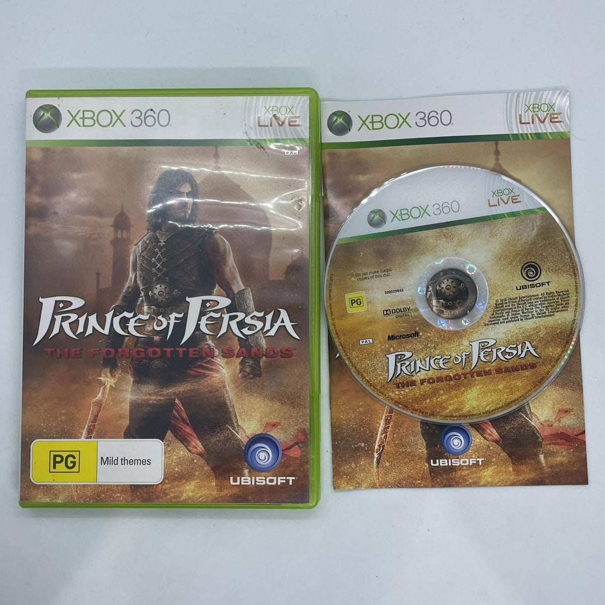 Prince of Persia The Forgotten Sands Xbox 360 Game + Manual PAL