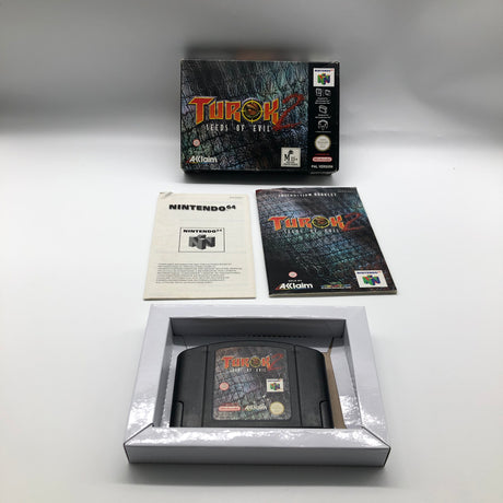 Turok 2 Seeds of Evil Nintendo 64 N64 Game Boxed Complete PAL 9JE4 - Trippy Trades 