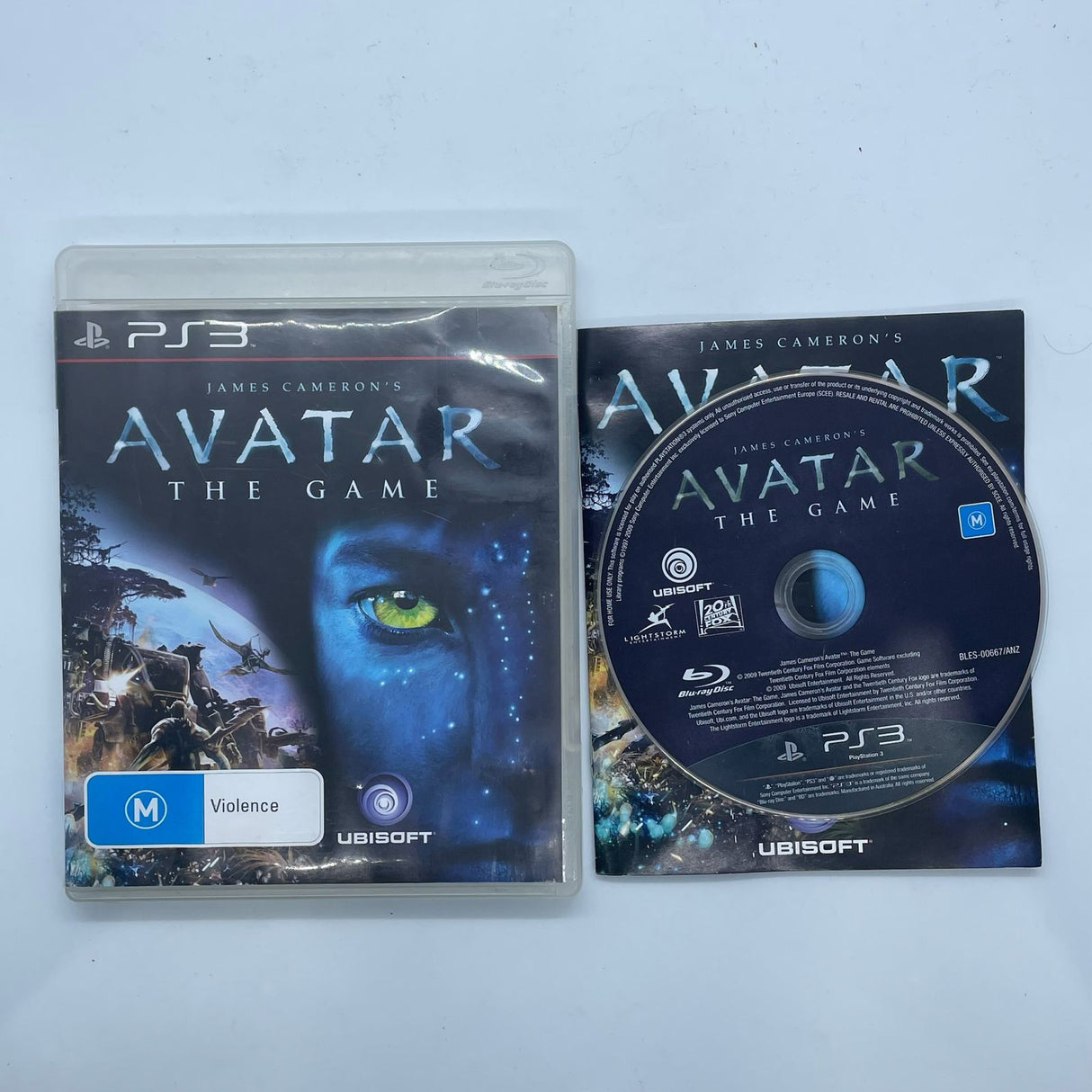 James Cameron's Avatar The Game PS3 Playstation 3 Game + Manual