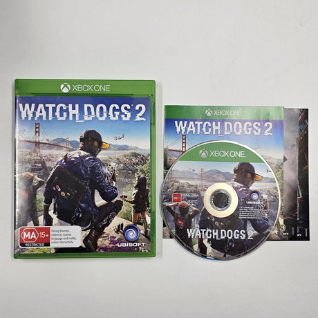 Watch Dogs 2 Xbox One Game +Manual PAL 16JE4 - Trippy Trades 