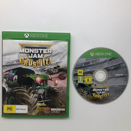 Monster Jam Crush It Xbox One Game PAL 28A4 - Trippy Trades 