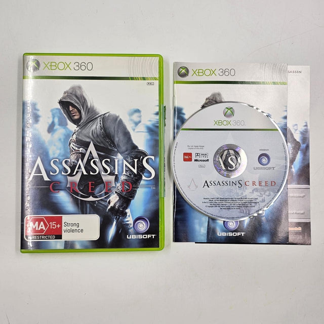 Assassins Creed Xbox 360 Game + Manual PAL 16JE4 - Trippy Trades 