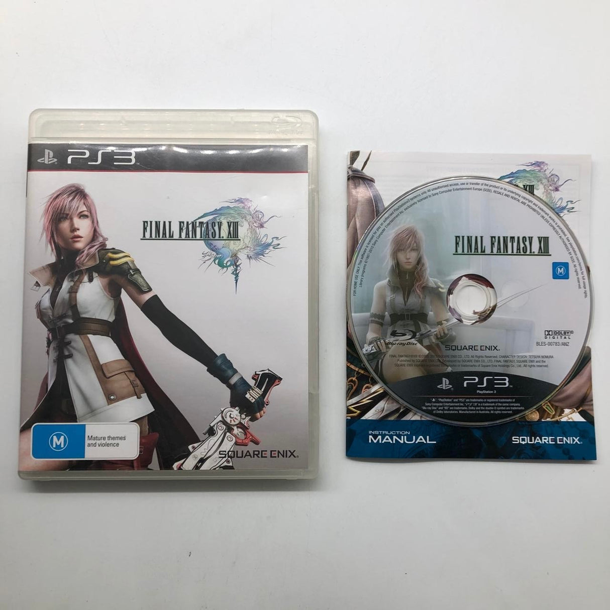 Final Fantasy XIII PS3 Playstation 3 Game + Manual 25AU4