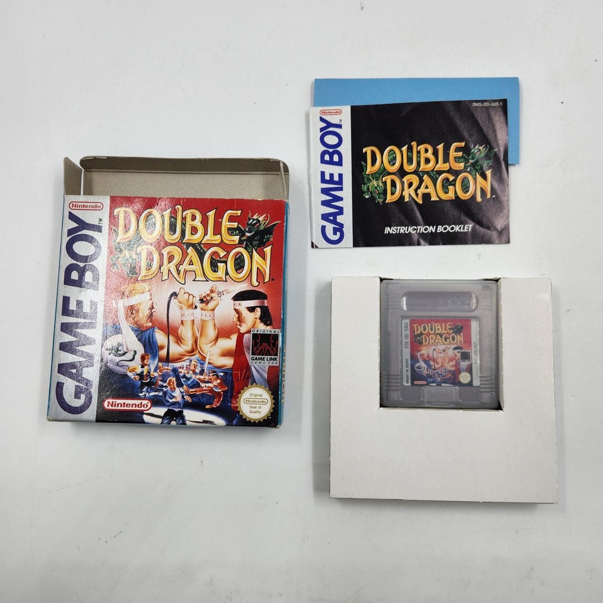 Double Dragon Nintendo Gameboy Original Game Boxed Complete 9JE4 - Trippy Trades 