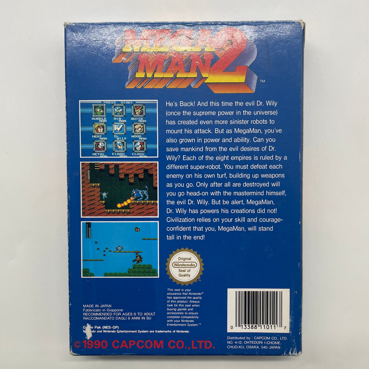 Mega Man 2 II NES Game Boxed Complete with Manual Nintendo Entertainment System