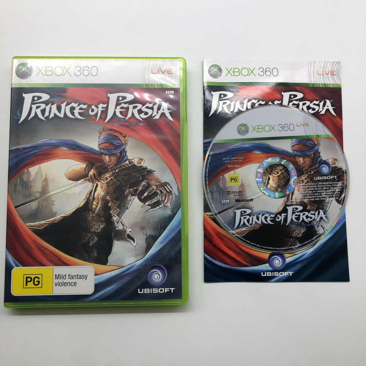 Prince of Persia Xbox 360 Game + Manual PAL