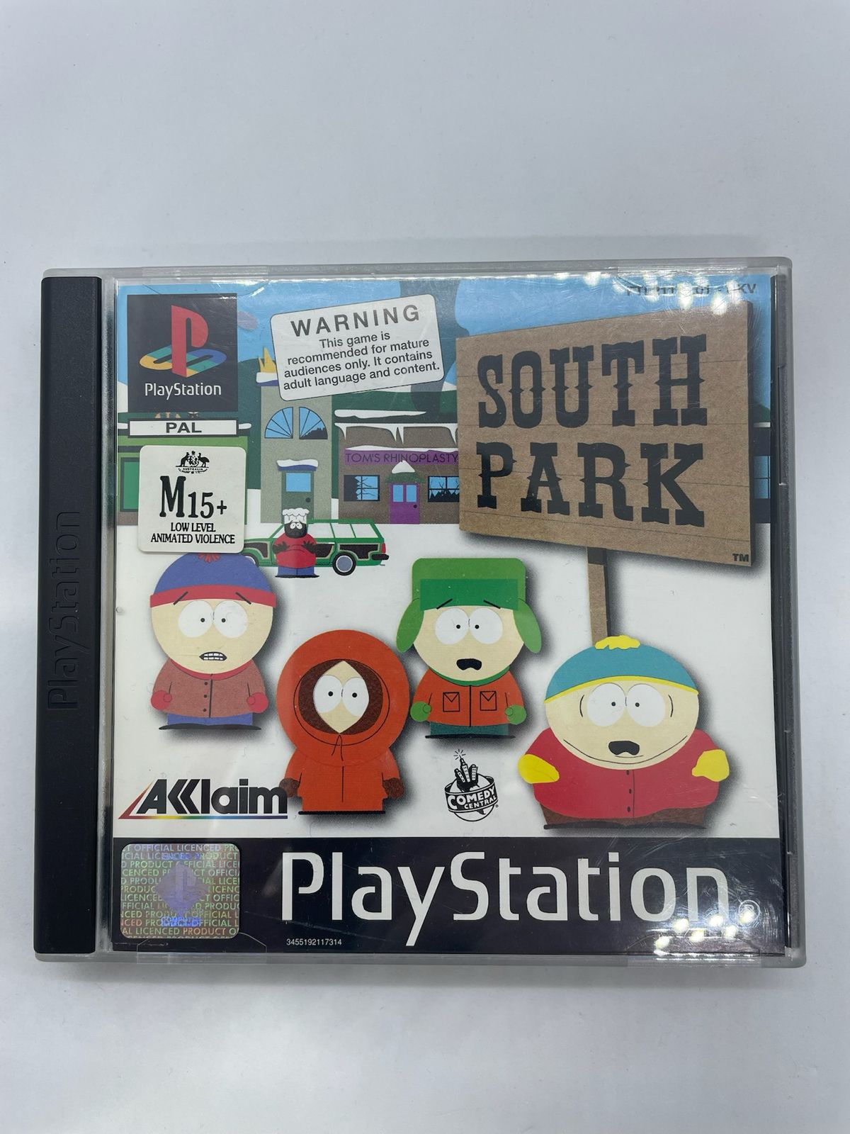 South Park PS1 Playstation 1 Game + Manual PAL