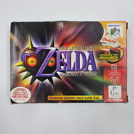 The Legend of Zelda Majora's Mask Nintendo 64 N64 Game Boxed Complete PAL 07JY4 - Trippy Trades 