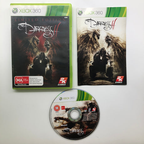 The Darkness II 2 Limited Edition Xbox 360 Game + Manual PAL 28A4 - Trippy Trades 