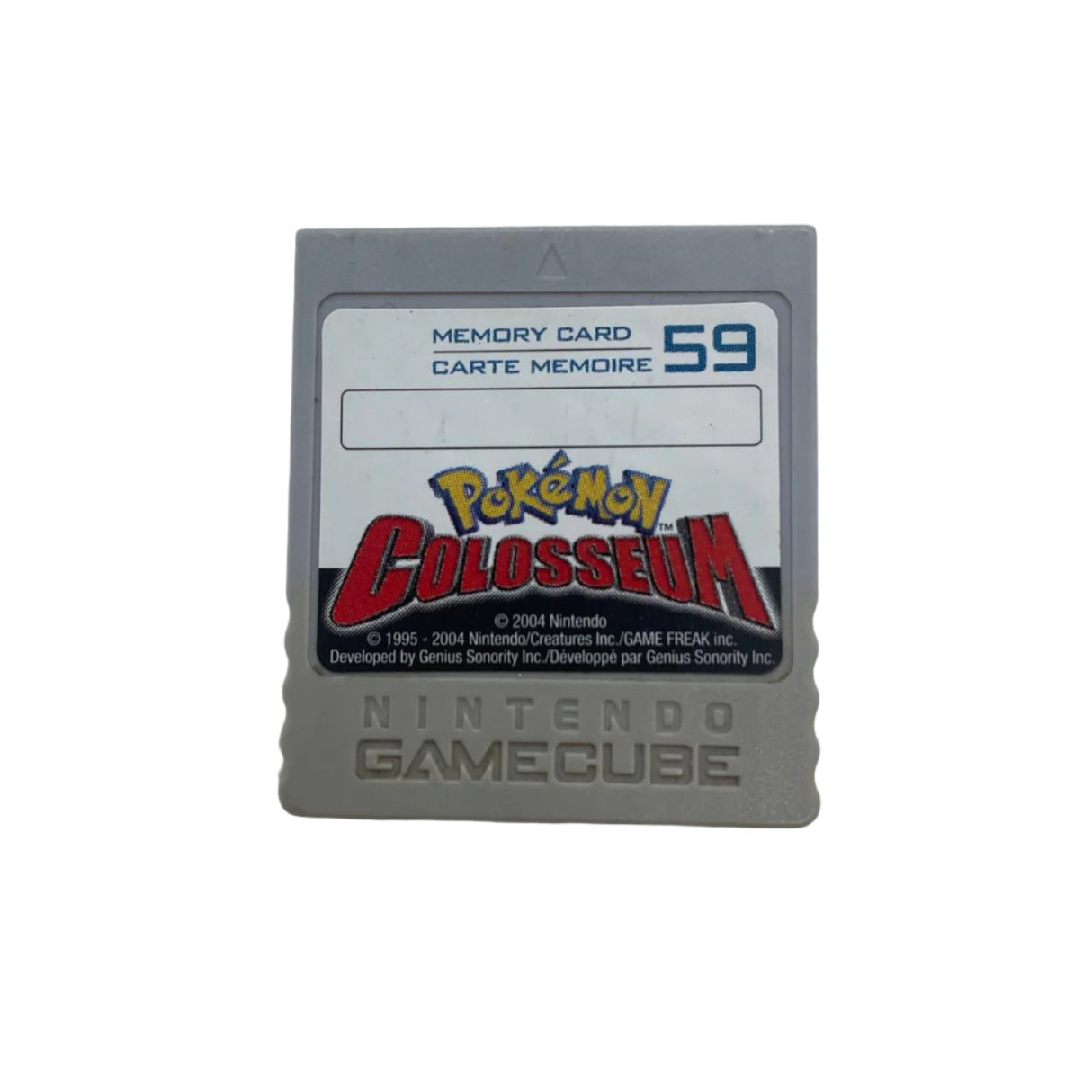 Pokemon Colosseum Nintendo Gamecube Memory Card PAL