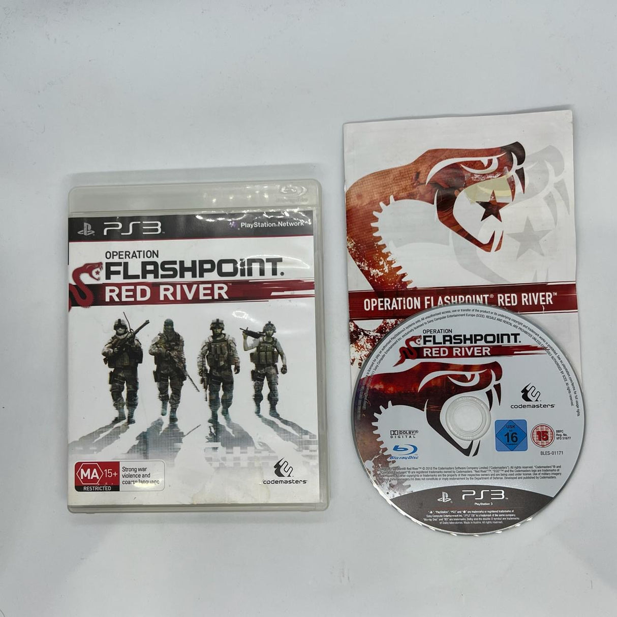 Operation Flashpoint Red River PS3 PlayStation 3 game + Manual