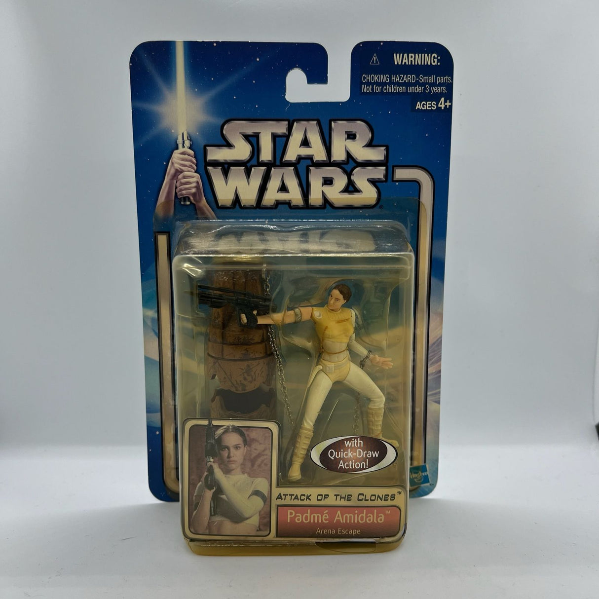 Star Wars Attack Of The Clones Padme Amidala Arena Escape 3.75 Figure Japan Release