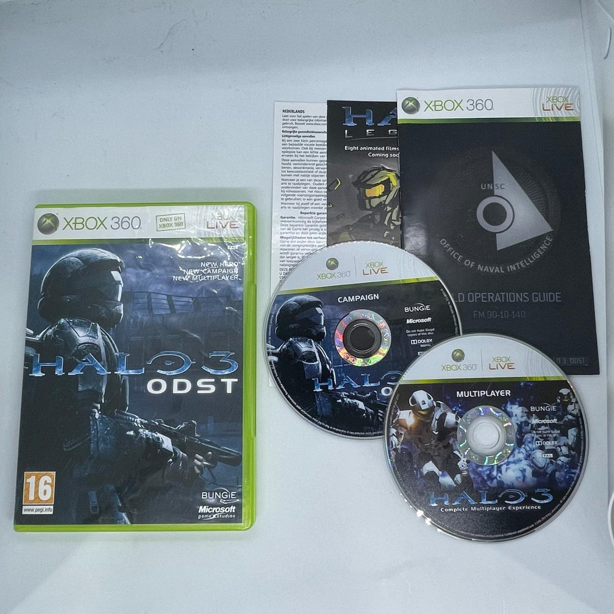 Halo 3 ODST Xbox 360 Game + Manual PAL