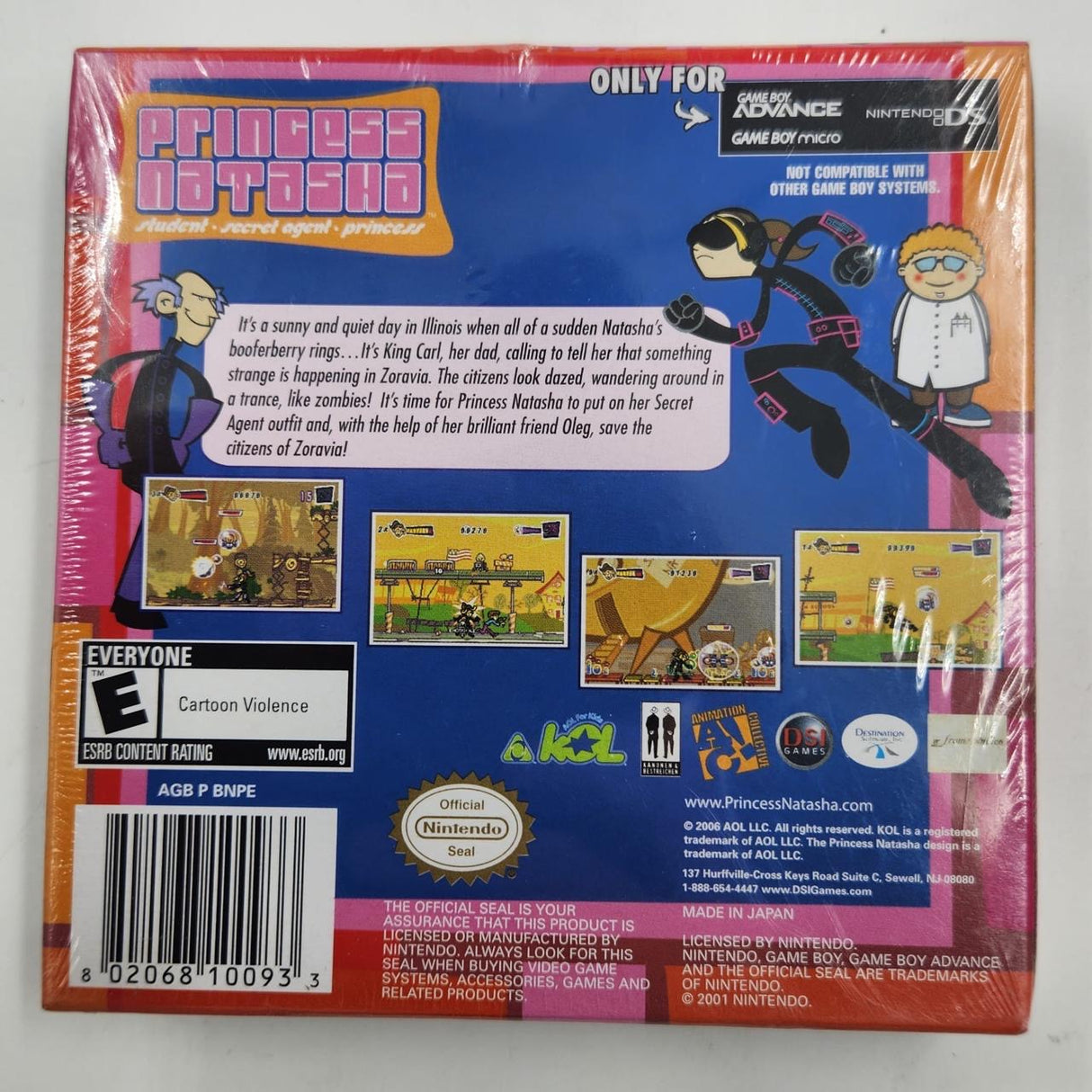 Princess Natasha Student Secret Agent Princess Gameboy Advance Boxed Brand New SEALED 9JE4 - Trippy Trades 