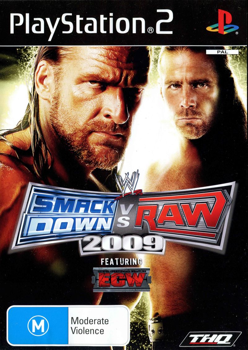 WWE SmackDown vs. Raw 2009 Playstation 2 PS2 Game PAL Sony Playstation 2 Game