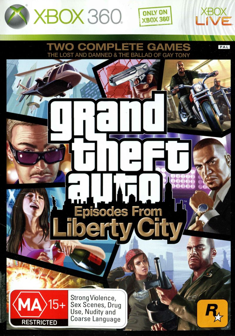 Grand Theft Auto: Episodes from Liberty City Xbox 360 Game PAL Microsoft Xbox 360 Game