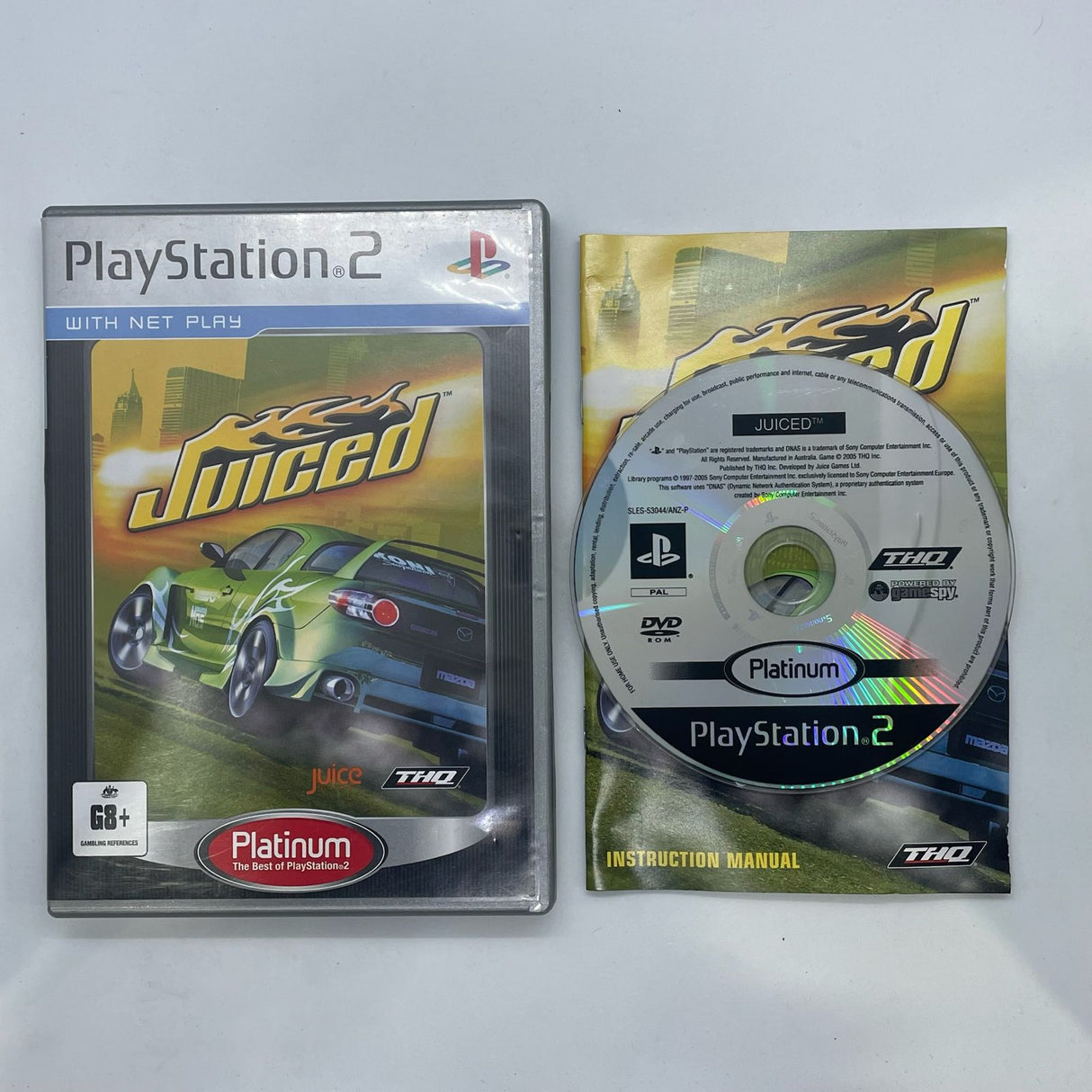 Juiced PS2 Playstation 2 Game + Manual PAL