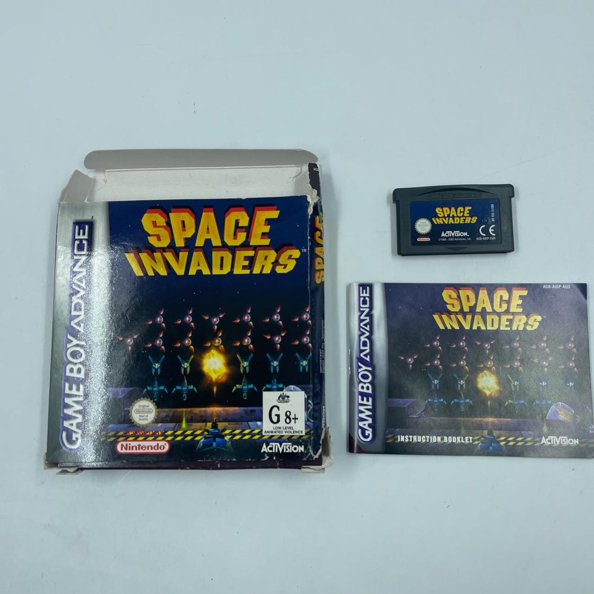 Space Invaders Nintendo Gameboy Advance GBA Game Boxed