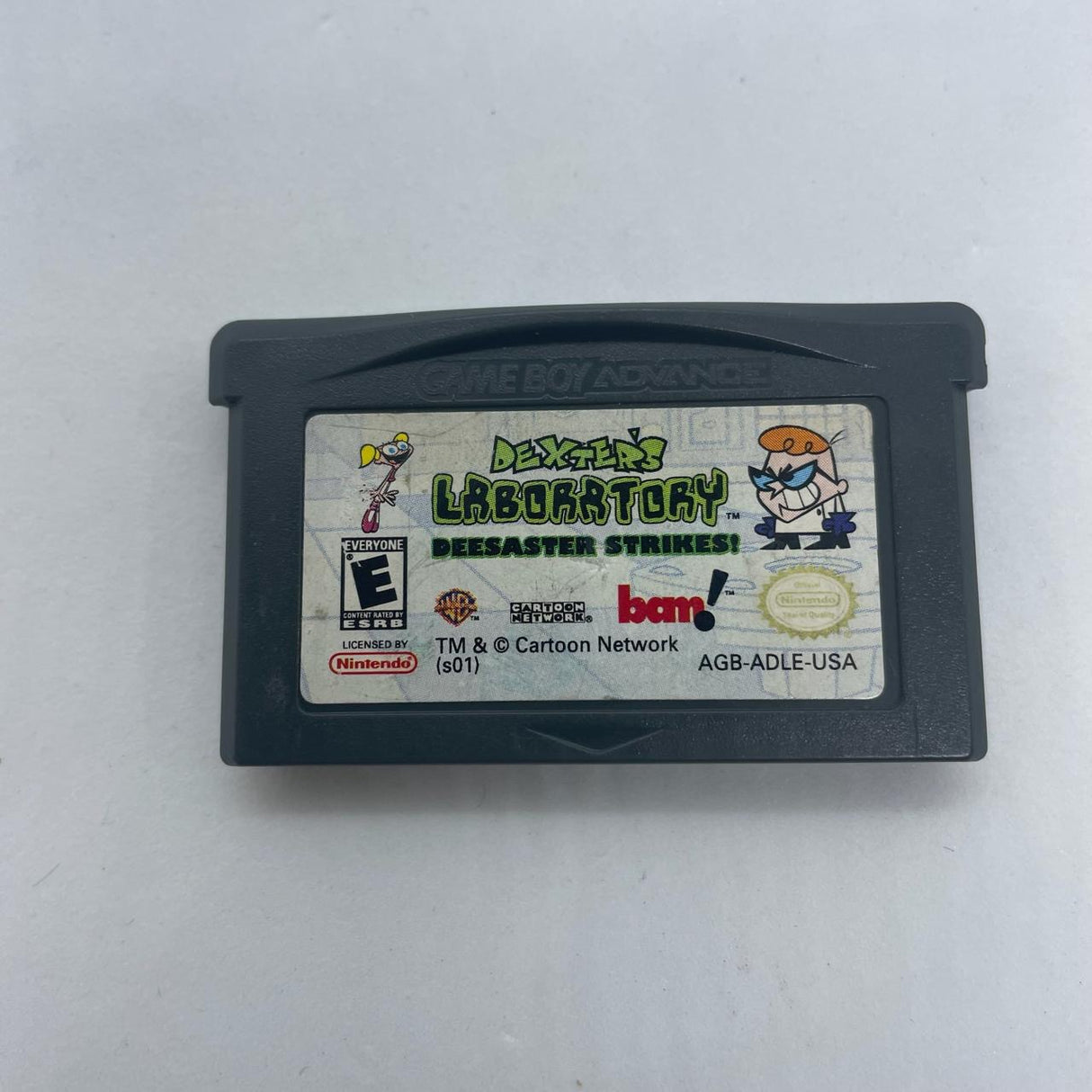 Dexter's Laboratory Deesaster Strikes Nintendo Gameboy Advance GBA Game Cartridge