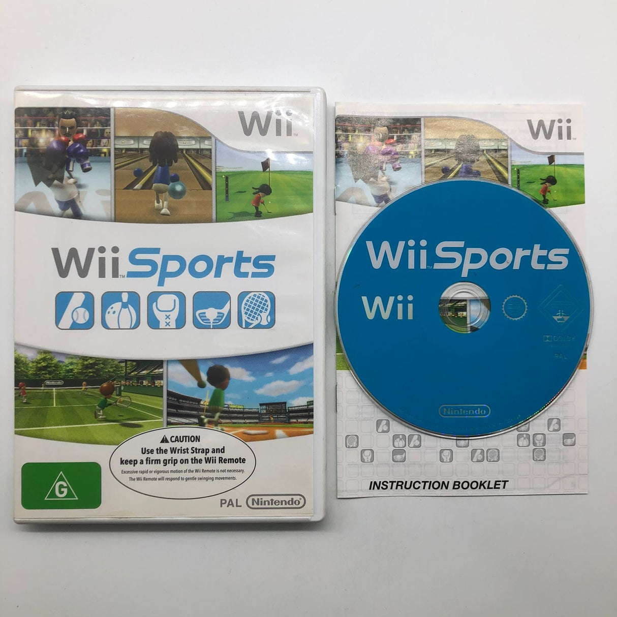 Wii Sports Nintendo Wii Game + Manual PAL 25AU4