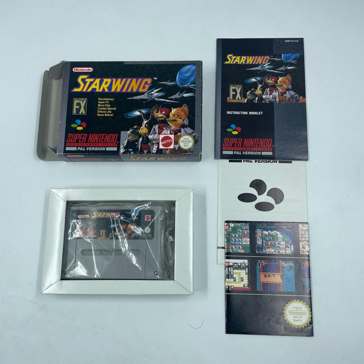 Starwing Super Nintendo SNES Game Boxed Complete PAL