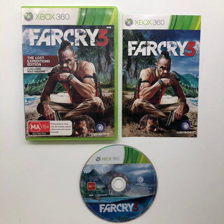 Far Cry 3 Xbox 360 Game + Manual PAL 28A4 - Trippy Trades 