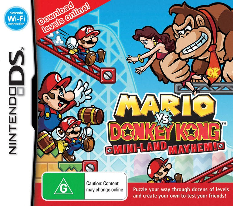 Mario vs. Donkey Kong: Mini-Land Mayhem! Nintendo DS NDS Game PAL Nintendo DS Game