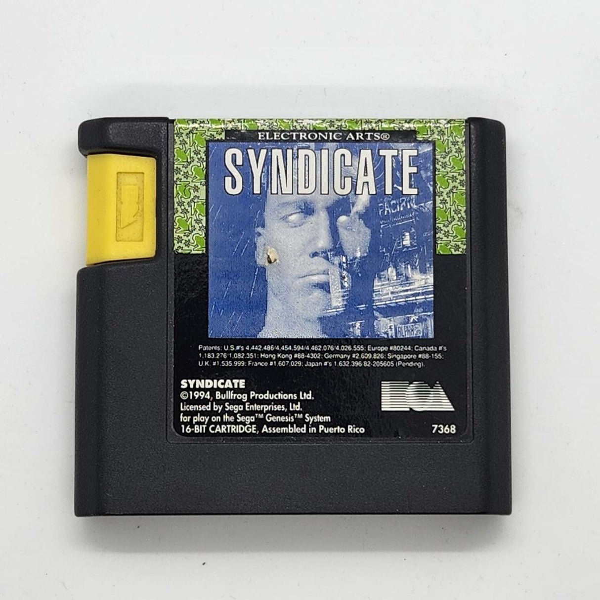 Syndicate Sega Mega Drive / Genesis Game Cartridge PAL