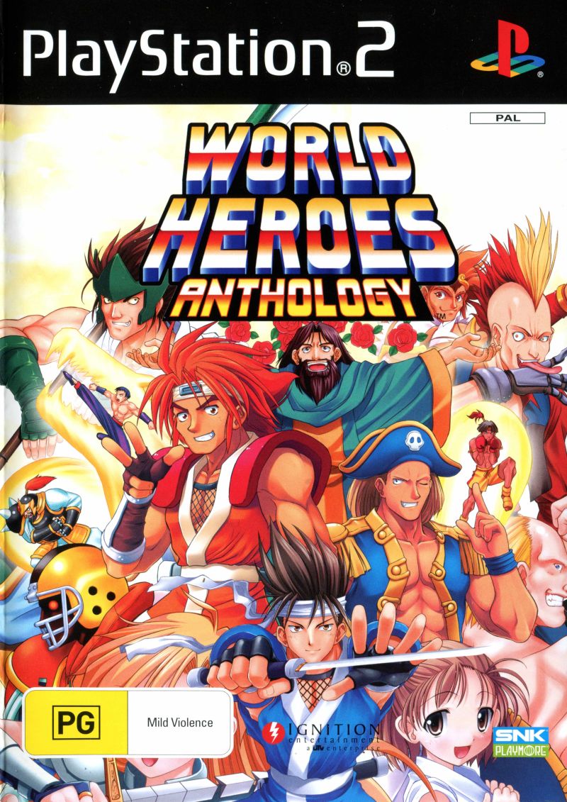 World Heroes Anthology Playstation 2 PS2 Game PAL Sony Playstation 2 Game