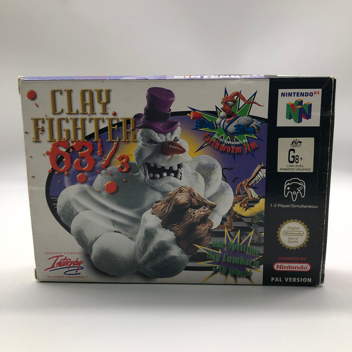 Clay Fighter 63 ⅓ Nintendo 64 N64 Game Boxed Complete PAL 9JE4 - Trippy Trades 