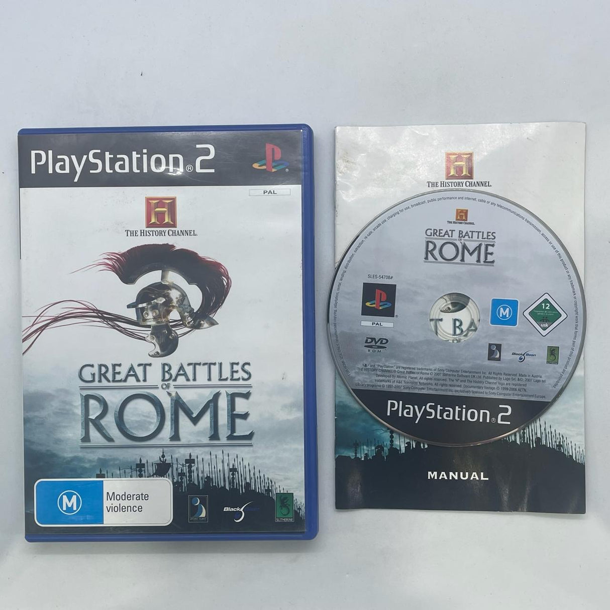 Great Battles Of Rome PS2 Playstation 2 Game + Manual PAL