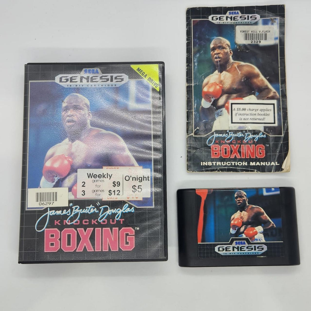 James "Buster" Douglas Knockout Boxing Sega Mega Drive Game + Manual PAL