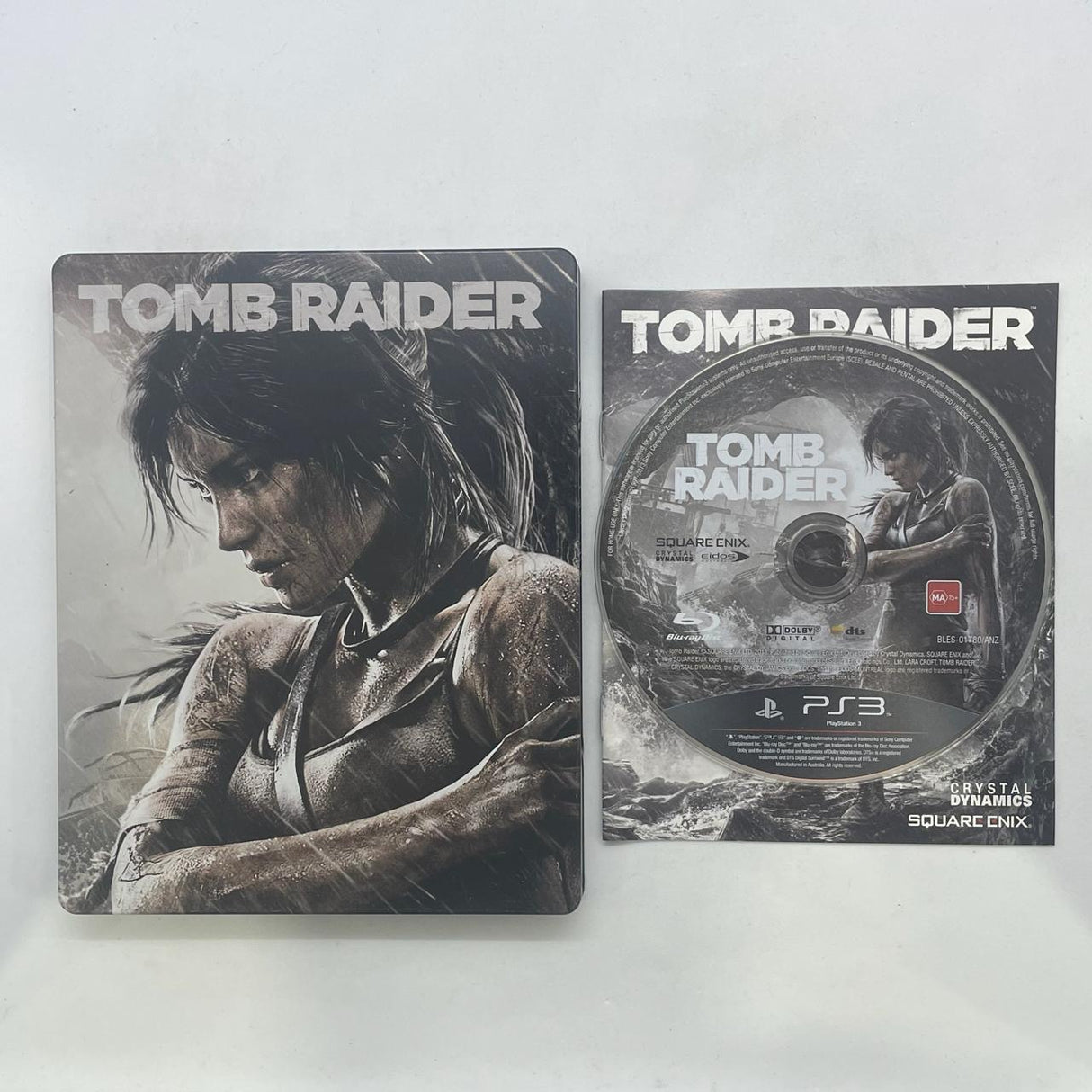 Tomb Raider PS3 Playstation 3 Game + Manual Steelbook Edition