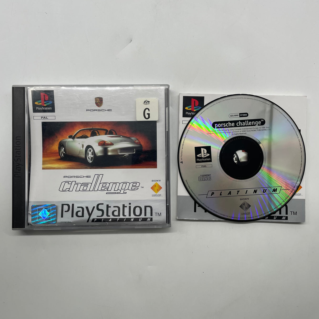 Porsche Challenge PlayStation 1 PS1 Game + Manual PAL