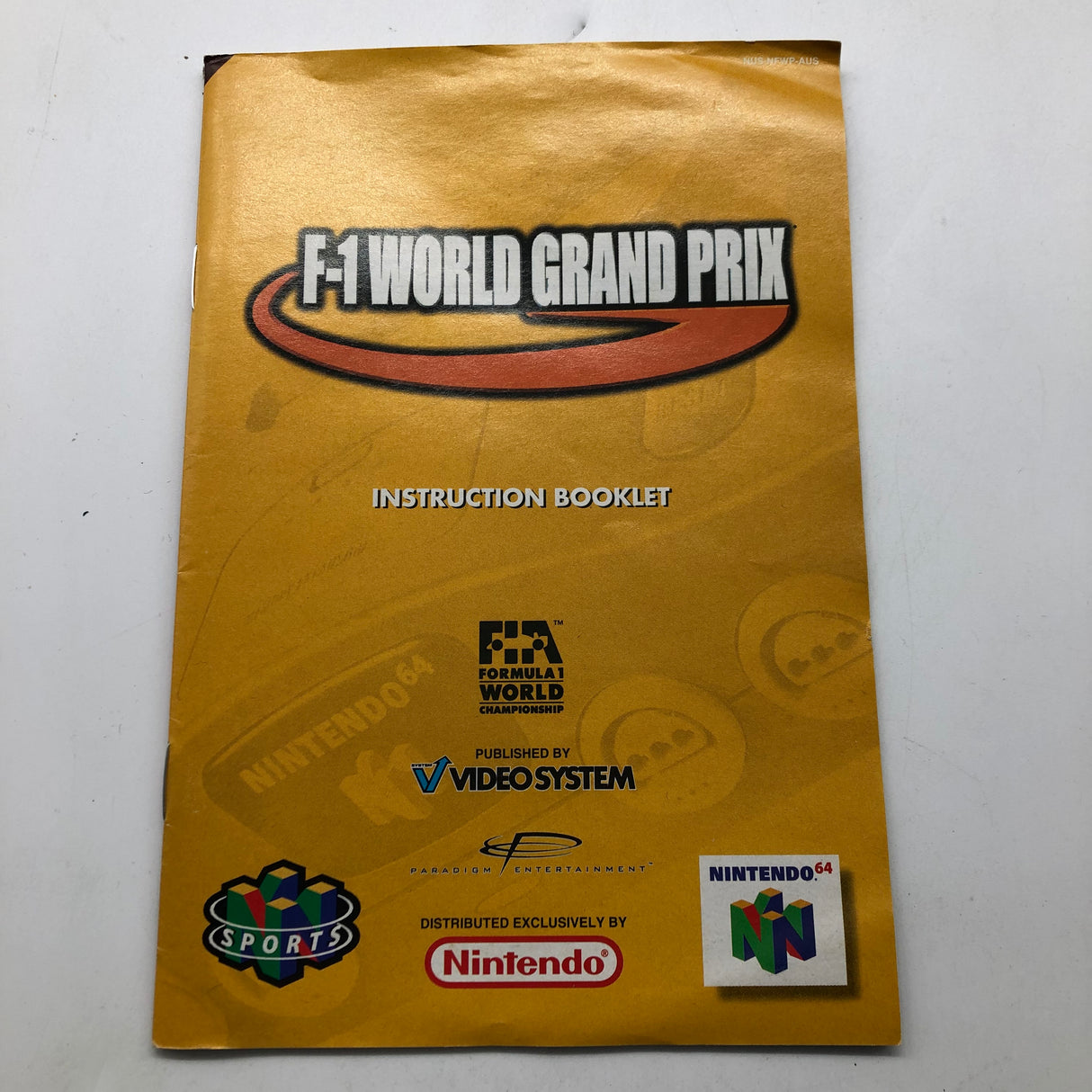 F-1 World Grand Prix Nintendo 64 N64 Game Boxed Complete PAL 25AU4