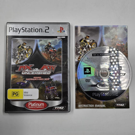 Mx Vs Atv Unleashed PS2 Playstation 2 Game + Manual PAL 16JE4 - Trippy Trades 