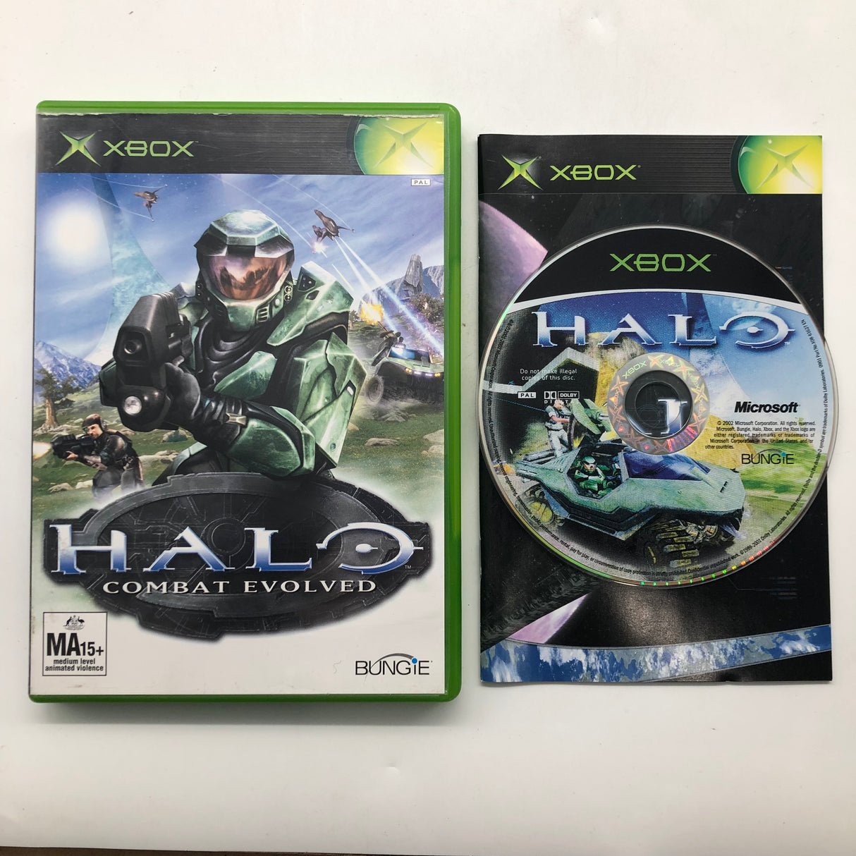 Halo Combat Evolved Xbox Original Game + Manual PAL