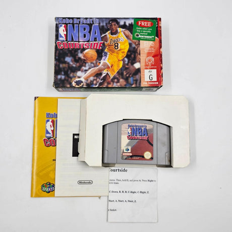 Kobe Bryant in NBA Courtside Nintendo 64 N64 Game Boxed Complete PAL 9JE4 - Trippy Trades 