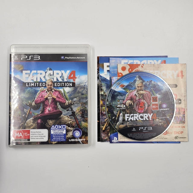 Far Cry 4 Limited Edition PS3 Playstation 3 Game + Manual PAL 16JE4 - Trippy Trades 