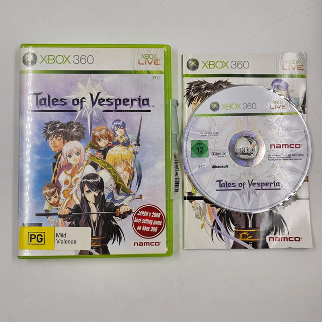 Tales Of Vesperia Xbox 360 Game + Manual PAL 16JE4 - Trippy Trades 