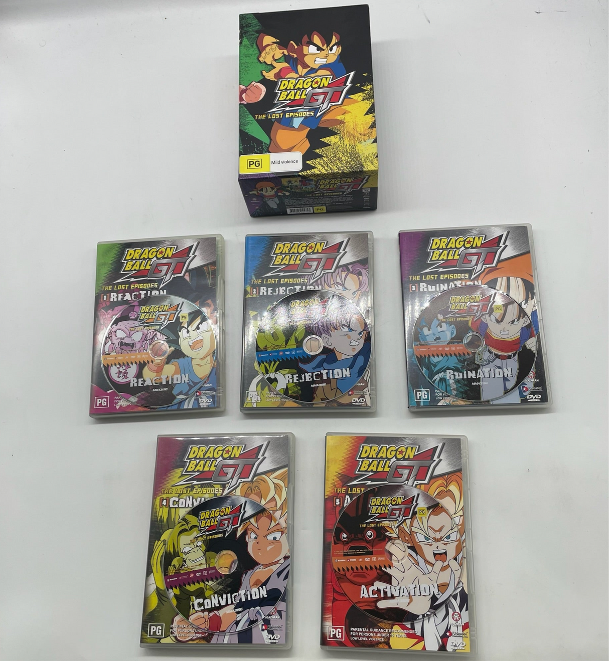 Dragon Ball GT The Lost Episodes Box Set Complete DVD