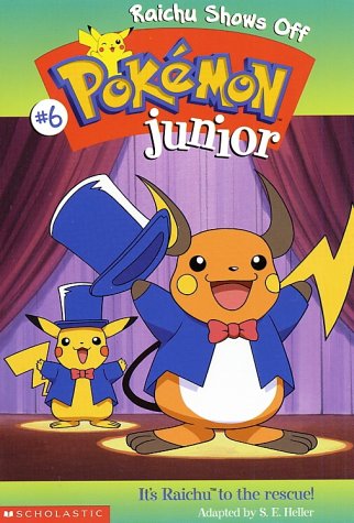 Raichu Shows Off Pokemon Junior No.6 Paperback Book - Trippy Trades 