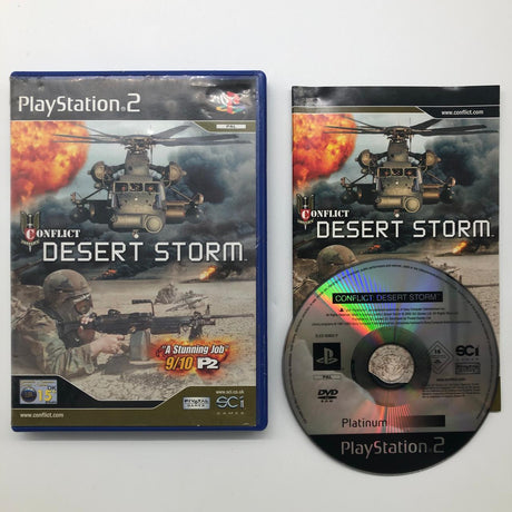 Conflict Desert Storm PS2 Playstation 2 Game + Manual PAL 28A4 - Trippy Trades 