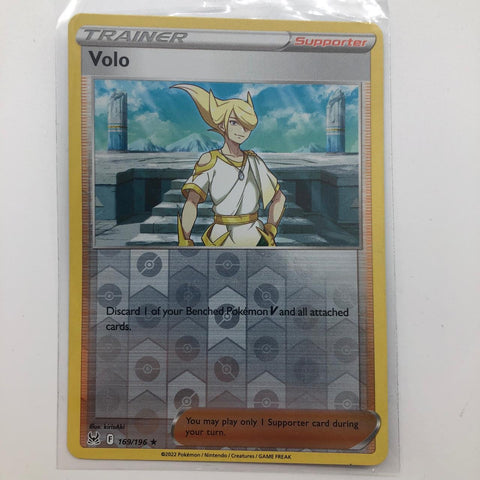 Volo Pokemon Card 169/196 Lost Origin 28A4