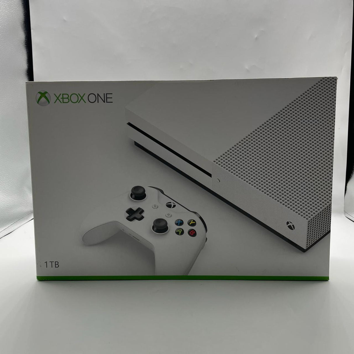 Microsoft Xbox One S 1TB White Console + Controller + Power Cable