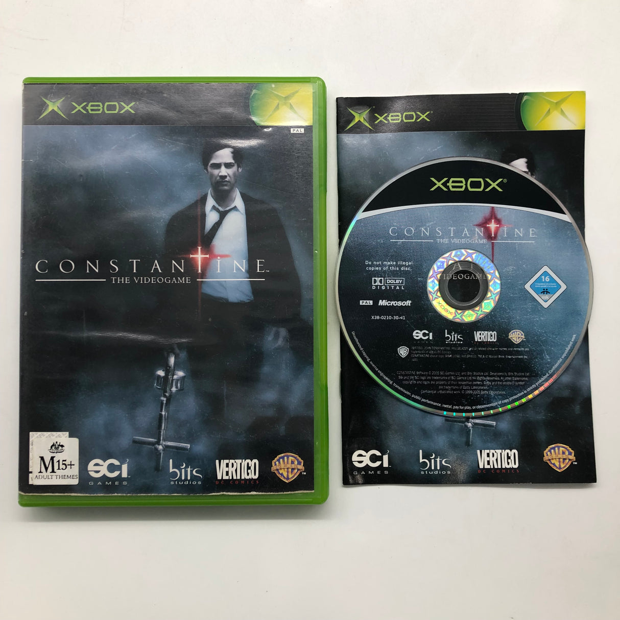 Constantine Xbox Original Game + Manual PAL